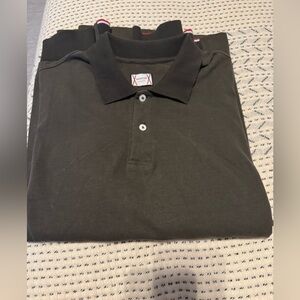 Moncler Moncler Gamma Bleu Men's LS
Polo Shirt, Sz XL Army Olive, Italy
